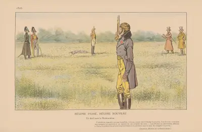 Regime Passe, Regime Nouveau. 1816 av Caran d'Ache