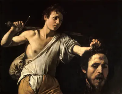 David with the Head of Goliath av Caravaggio