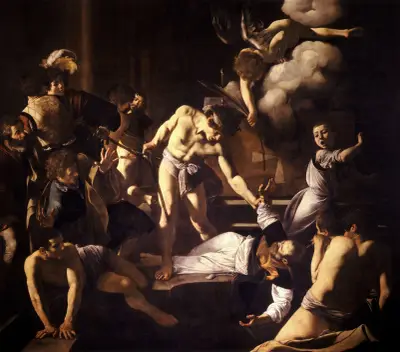 The Martyrdom of Saint Matthew av Caravaggio