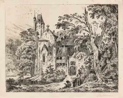 Kloster im Walde av Carl Blechen