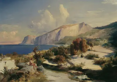 Nachmittag auf Capri av Carl Blechen
