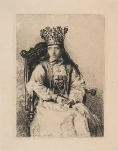Eine norwegische Braut von Carl Bloch