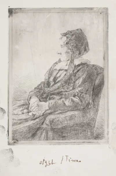 Damenbildnis, 1881 – Nr. 1 von Carl Bloch