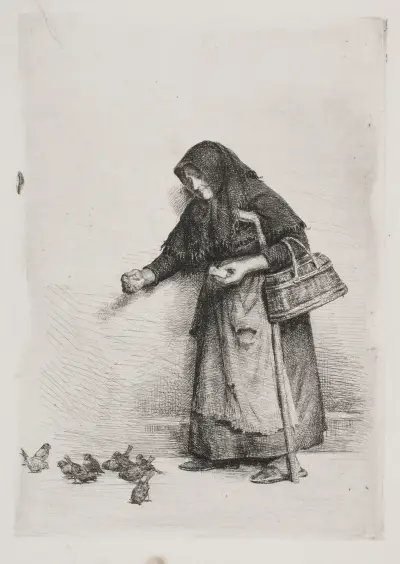 Die Frau mit den Spuren von Carl Bloch