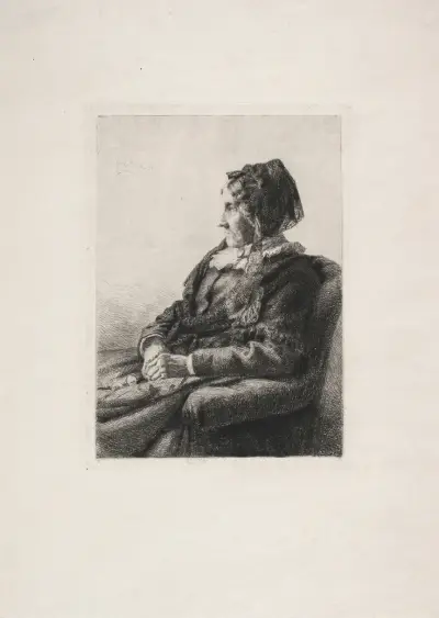 Damenbildnis, 1881 – Nr. 2 von Carl Bloch