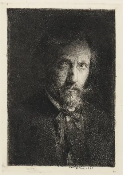 Självporträtt av Carl Bloch