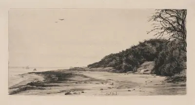 Skränten vid havet av Carl Bloch