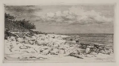 Stenet Strandbred av Carl Bloch