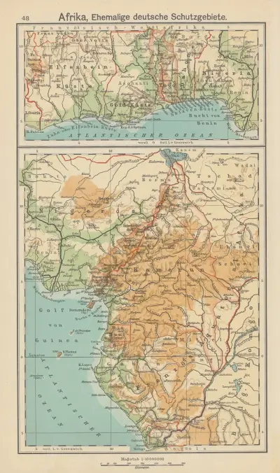 Afrika, forna tyska skyddsområden – Togo, Kamerun av Carl Diercke