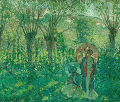 En Promenade av Frederick Carl Frieseke