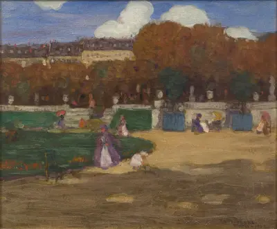 Luxembourg Gardens, Paris av Frederick Carl Frieseke