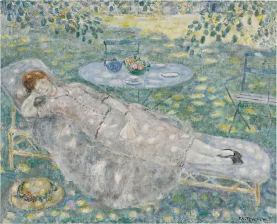 Sun Spots av Frederick Carl Frieseke