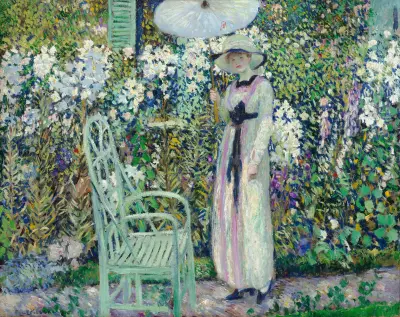 Vita liljor av Frederick Carl Frieseke
