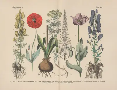 Lehrbuch der praktischen Pflanzenkunde in Wort und Bild Pl.19 av Carl Hoffmann