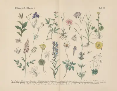 Lehrbuch der praktischen Pflanzenkunde in Wort und Bild Pl.32 av Carl Hoffmann