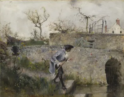 En bit! av Carl Larsson