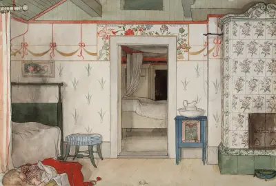 Britas tupplur av Carl Larsson