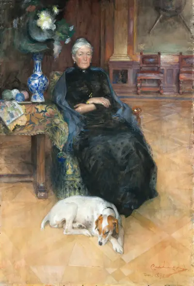 Göthilda Fürstenberg av Carl Larsson