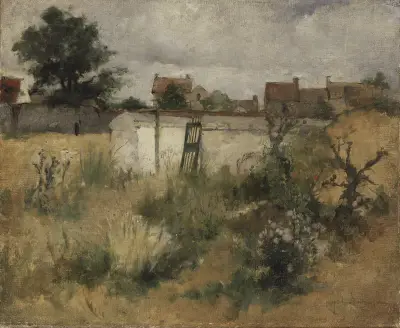Landskapsstudie från Barbizon av Carl Larsson