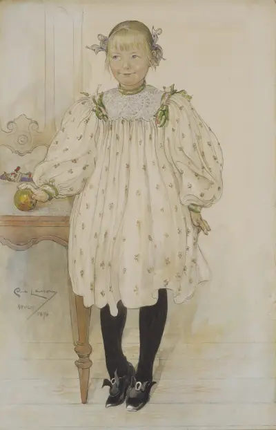 Martha Winslow av Carl Larsson