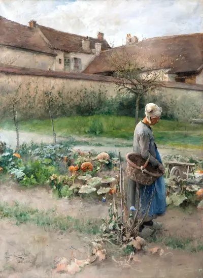 Oktober av Carl Larsson