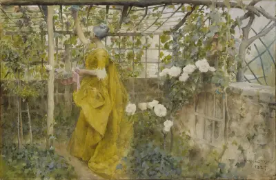 Vinstocken, 1884 – nr 1 av Carl Larsson