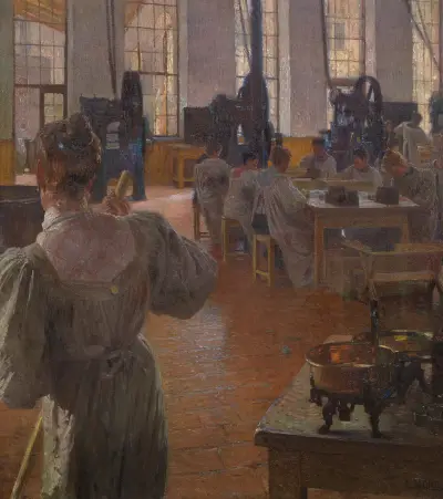I kaffekvarnsfabriken av Carl Moll