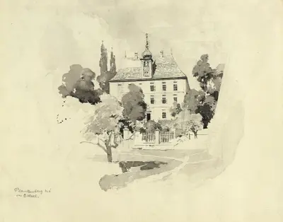 Jagdschloss Plankenberg av Carl Moll