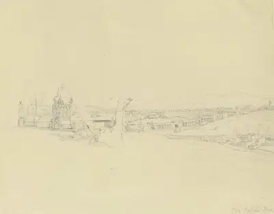 Blick von der Villa Celimontana av Carl Morgenstern