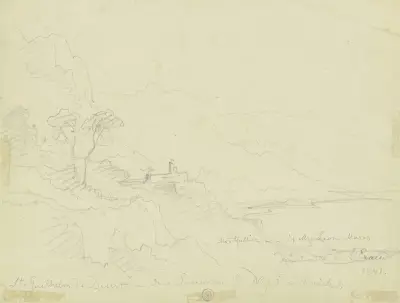 Saint-Guilhem-le-Désert, 1841 – nr 2 av Carl Morgenstern