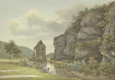 Schneidemühle bei Eppstein (Lorsbacher Tal) av Carl Morgenstern