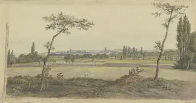 View of Frankfurt on the Main av Carl Morgenstern