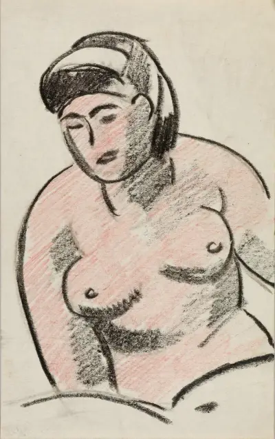 Kvinnlig naken torso av Carl Newman