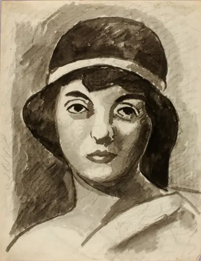 Frauenkopf 2 von Carl Newman