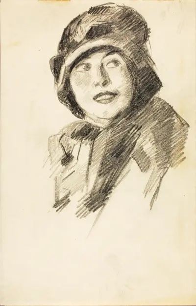Frauenkopf – Nr. 1 von Carl Newman