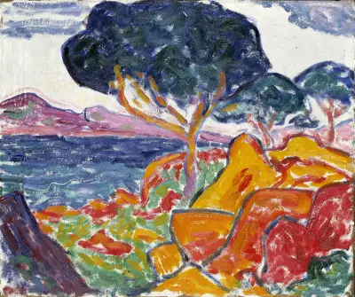 Pejzaż, 1909, Carl Newman