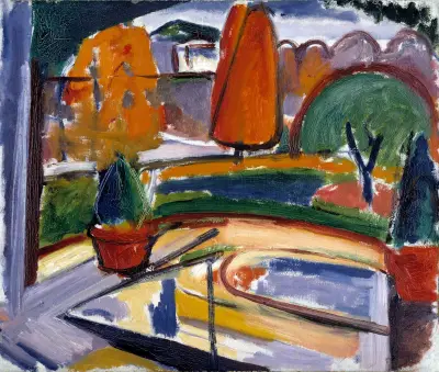 Landscape with Pond–Newman’s Yard av Carl Newman