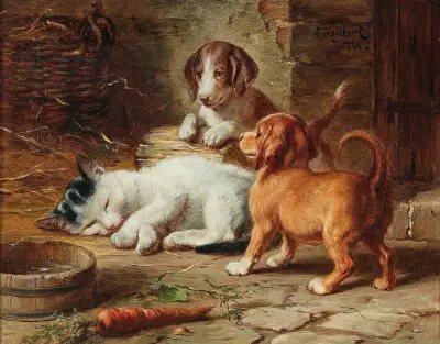 The Puppies Are Awake av Carl Reichert