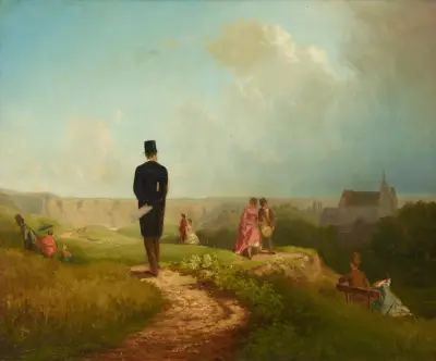 Der Hagestolz av Carl Spitzweg