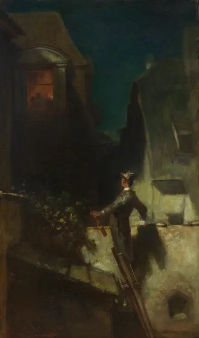 Månskensspelaren av Carl Spitzweg