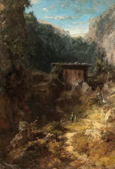 Bergskvarn av Carl Spitzweg