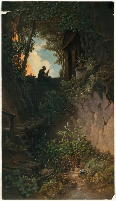 Gyllene afton av Carl Spitzweg