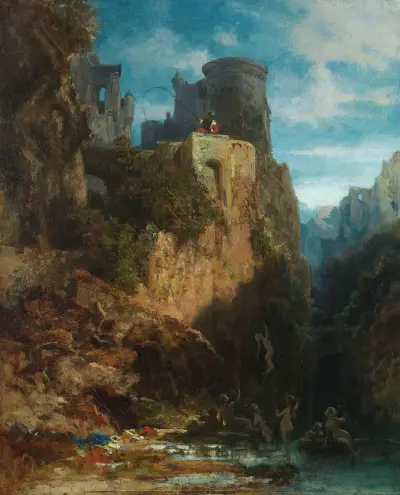 Nixenfang av Carl Spitzweg