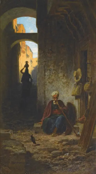 Out Of The Orient av Carl Spitzweg