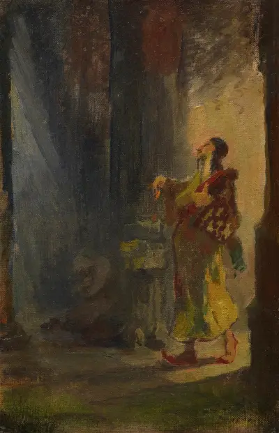 Gata i Kairo, turken finner en ros av Carl Spitzweg