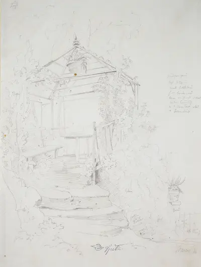 Sommarhus i Meran av Carl Spitzweg