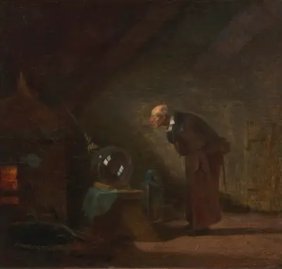 Alkemisten av Carl Spitzweg