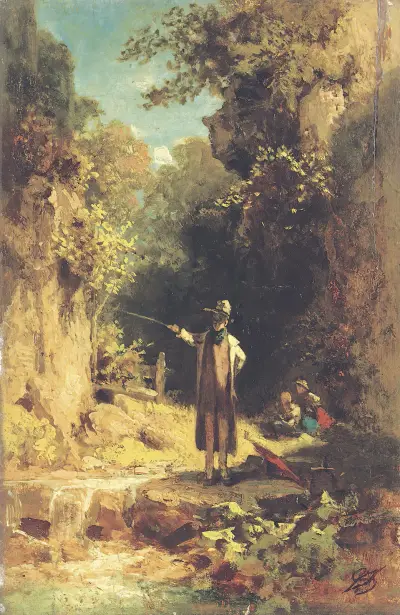 Der Fischer von Carl Spitzweg