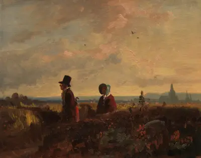 Utanför staden av Carl Spitzweg
