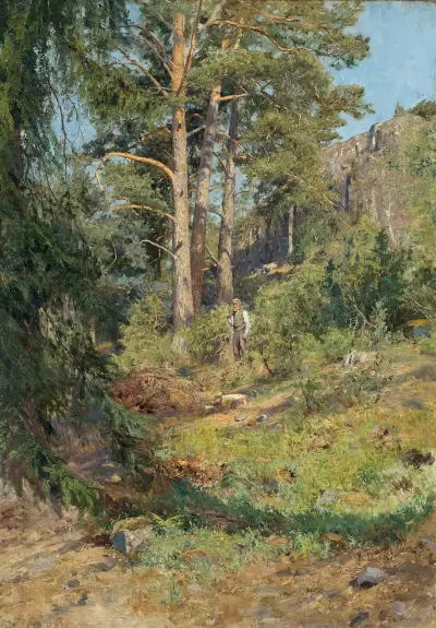 Pine Forest Skutudden av Carl Trägårdh